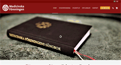 Desktop Screenshot of medicinskaforeningen.se