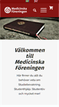 Mobile Screenshot of medicinskaforeningen.se