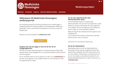 Desktop Screenshot of portal.medicinskaforeningen.se