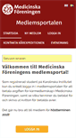Mobile Screenshot of portal.medicinskaforeningen.se